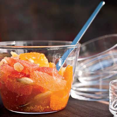 <p>The key to making this simple fruit salad with candied ginger: Use a sharp knife to cut the citrus. "The better your knife, the better this dish will look," says Jason Travi.</p><p><b>Recipe: </b><a href="/recipefinder/citrus-salad-candied-ginger-recipe" target="_blank"><b>Citrus Salad with Candied Ginger</b></a></p>