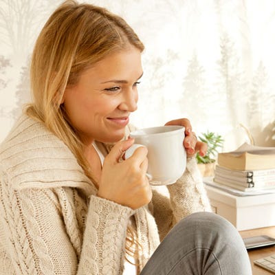 <p>Tea is the health drink du jour, and with good reason. It's packed with potent antioxidants. But coffee is also loaded with plant compounds that could reduce your <a href="http://care.diabetesjournals.org/content/29/2/398.full"> risk for diabetes </a> and <a href="http://www.ncbi.nlm.nih.gov/pubmed/20182054"> Alzheimer's-like dementia.</a> Plus, <a href="http://www.ncbi.nlm.nih.gov/pubmed/22124354"> research shows </a> a little caffeine (if you know it doesn't make you jittery) may even help you power through an intense morning workout. "Sixteen ounces of brewed coffee before noon is your sweet spot," says Blatner. "You'll get the health benefits without disrupting your sleep."</p>