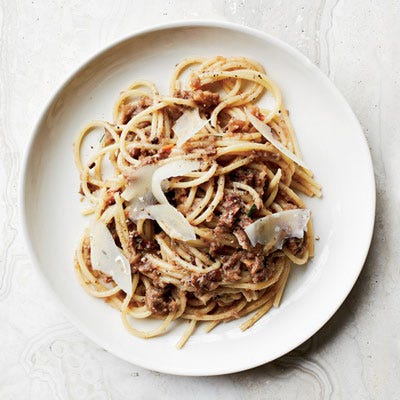 Mushroom Bolognese