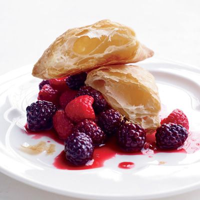 <p>Excellent-quality puff pastry makes all the difference to this minimalist fruit dessert. Berries simmered in a little sugar become a slightly gooey, fresh-tasting topping.</p><p><b>Recipe: </b><a href="http://www.delish.com/recipefinder/summer-berry-tarts-recipe-fw0912" target="_blank"><b>Summer Berry Tarts</b></a></p>