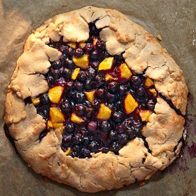 Rustic Blueberry and Nectarine Tart image