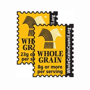 7. The Whole Grain Stamp <p><strong>What you think it means: </strong>All grains in the food are whole grains</p>
<p><strong>What it really means: </strong>Created by The Whole Grains Council, the basic Whole Grain stamp means the food contains at least 8 g of whole grain per serving; the 100% Whole Grain Stamp means that all the grain ingredients are whole grain and the food contains at least 16 g of whole grain per serving. Sounds great, right? Actually, a Harvard School of Public Health study in <a href="http://journals.cambridge.org/action/displayAbstract?fromPage=online&aid=8807170" target="_blank"><em>Public Health Nutrition</em></a> found that many foods with the Whole Grains Stamp are higher in total calories and sugar than those without the stamp.</p>
<p><strong>Instead: </strong>Read the ingredients. "100% whole grain wheat" or "whole wheat" signal whole grain. Enriched or bleached ingredients? Put it back, says DeFazio. Also, check the fiber. It should pack 3 g or more per serving, she says.</p>