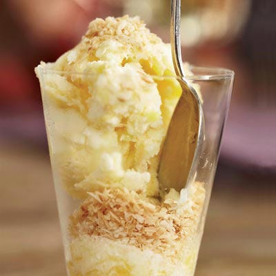 Coconut-Mango Frozen Yogurt