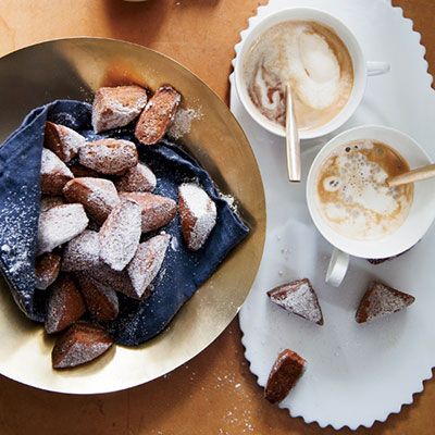 <p>David Kinch playfully combines two New Orleans classics: chicory coffee and beignets.</p><p><b>Recipe: </b><a href="/recipefinder/new-orleans-style-chicory-beignets-recipe-fw0413" target="_blank"><b>Chicory Beignet</b></a></p>