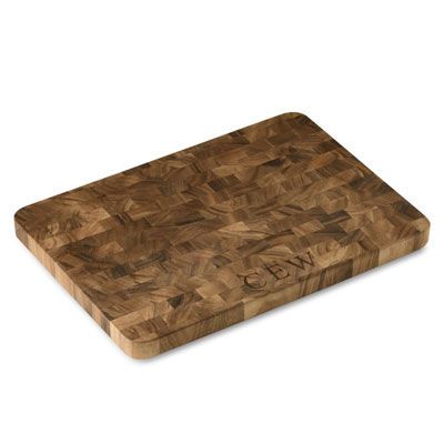 The counter never looked so good than with this stunning <a href="http://www.williams-sonoma.com/products/acacia-end-grain-cutting-board" target="_blank">acacia slab</a> ($60). Dad can use it to chop vegetables or meats as well as set up charcuterie plates for dinner parties. The slab can be monogrammed for an additional $7.