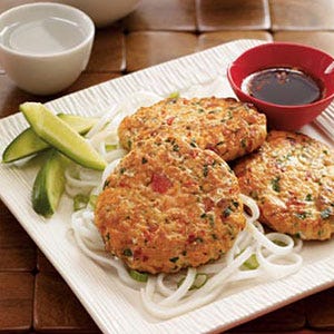 <p>Thai fish cakes, why not?</p><p><b>Recipe: </b><a href="http://delish.com/recipefinder/thai-fish-cakes-recipe-121109" target="_blank"><b>Thai Fish Cakes</b></a></p>