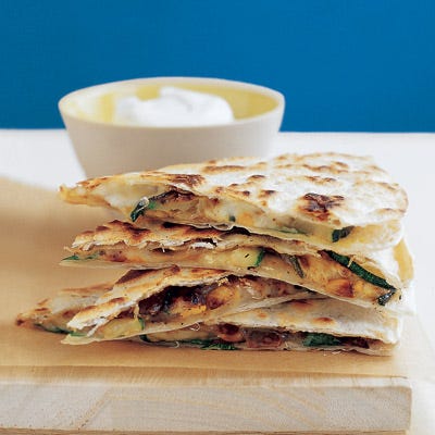Zucchini Quesadillas