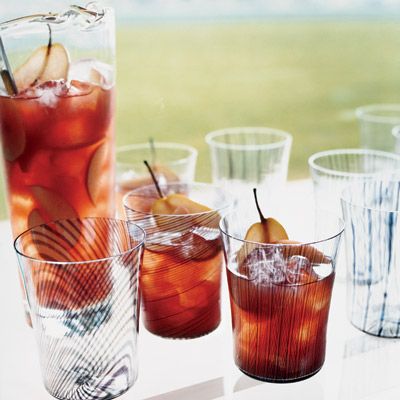 <p>Kerry Simon's Asian-style sangria combines Sauvignon Blanc with green-tea-flavored vodka, but it can be made with plain or citrus vodka as well.</p><p><b>Recipe: </b><a href="http://www.delish.com/zen-sangria-recipe" target="_blank"><b>Zen Sangria</b></a></p>
