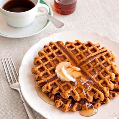 <p>The unexpected punch of crystallized ginger gives tender pumpkin waffles a grown-up twist. </p>
<p><b>Recipe: <a href="/recipefinder/pumpkin-ginger-waffles-recipe">Pumpkin-Ginger Waffles</a></b></p>