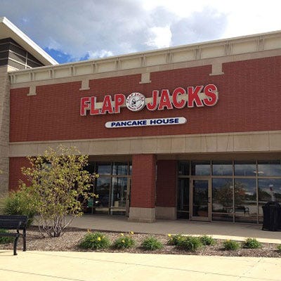 <p>Many restaurants offer some kind of breakfast special that includes eggs, ham or bacon, <i>and</i> pancakes, but at Flap-Jacks Pancakes House, they take it a step further by turning those ingredients into a sandwich. At any one of the six highly rated Flap-Jacks locations guests can order the Pancake Sandwich — "ham and two eggs any style nestled between hot fluffy pancakes." If it's a more traditional stack you're after, try the buttermilk pancakes with fresh berries or cinnamon-spiced apples.</p>

<p><i>Flap-Jacks Pancake House, Multiple Locations; <a href="http://www.flap-jacks.com" 
target="_blank">flap-jacks.com</a></i></p>

<p><b>Homemade Version:</b> <a href="/recipefinder/savory-french-toast-blt-recipe-mslo0211"><b>Savory French-Toast BLT</b></a></p>