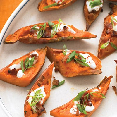 Loaded Sweet-Potato Skins