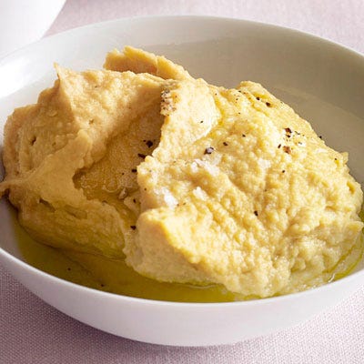 <p>Try this vitamin- and phytochemical-rich sweet potato puree as a dip with crackers.</p><b>Recipe: <a href="/recipefinder/sweet-potato-chickpea-puree-recipe" target="_blank">Sweet Potato and Chickpea Puree</a></b>
