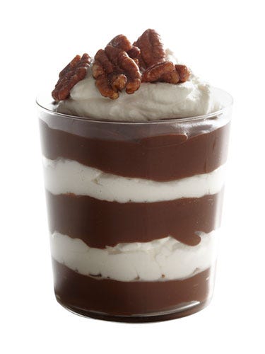 <p>Don't let this dessert's innocent looks fool you: it may look like a lunchbox feature of your childhood, but there's bourbon folded into both the chocolate and whipped cream layers for a doubly indulgent treat.</p>
<p><strong>Recipe: <a href="http://gogonow.org/recipefinder/double-bourbon-pecan-pudding-recipe-rbk1112%22 target="_blank">Double Bourbon-Pecan Pudding</a></strong></p>