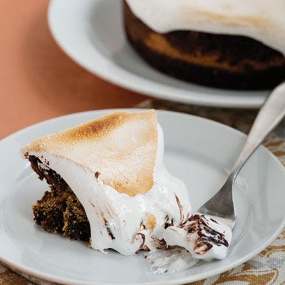 Slow Cooker S'mores Brownies