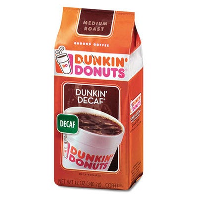 <div class="imageContent">
<p>Mild and mellow, this is the smooth crowd-pleasing classic minus the buzz.</p>
<p><em>Dunkin' Donuts Dunkin' Decaf</em><em> ($36.99 for 40 oz)</em></p>
</div>