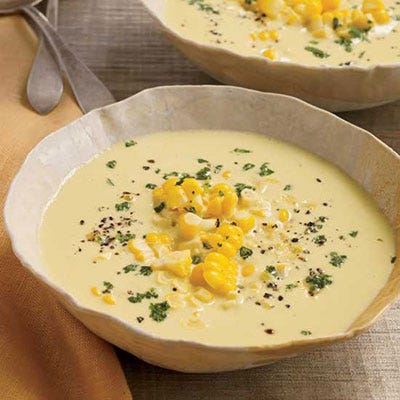 <p>The Good News Not only is yellow corn a good source of vitamin B, magnesium and thiamin, it also contains carotenoids (organic pigments with health benefits) not found in white corn. Ani Phyo likes to add a handful of vitamin A–rich spinach or soft lettuce to the chowder. "Then it becomes part-soup, part-salad," she says.</p>
<p><strong>Recipe:</strong> <a href="http://gogonow.org/recipefinder/raw-sweet-corn-cashew-chowder-recipe-fw0913%22%3E%3Cstrong%3ERaw Corn Chowder</strong></a></p>
