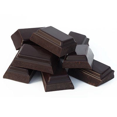 Dark Chocolate <p>Dairy-free dark chocolate is the delicious sweet treat you need to break that energy-rut. caffeine and theobromine, high in flavanoids which help fight off the not-so-good LDL choltesteral. Theseflavanoids also increase the blood flow to your brain which can help improve your alertness</p>