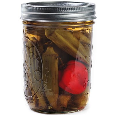 <p>These awesome habanero-spiced pickled okra are the perfect crunchy treat to turn anyone on to the beauty of this underappreciated vegetable.</p>
<p><strong>Recipe:</strong> <a href="http://gogonow.org/recipefinder/hot-sour-okra-pickles-recipe-ew0810%22%3E%3Cstrong%3EHot and Sour Okra Pickles</strong></a></p>
