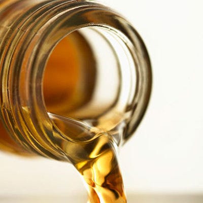<p>Great for mixing into salad dressing and juice, this vinegar's potassium, magnesium and calcium "flush out toxins and relieve water retention around the thighs and stomach," says Dr. Shemek. The result: reduced bloating and cellulite. "Flushing out toxins also helps flush out stress hormones, detox your liver and rebalance estrogen production, which contribute to reducing or reversing cellulite," she adds. Plus, apple cider vinegar may also <a href="http://www.womansday.com/health-fitness/diet-weight-loss/weight-loss-tips" target="_blank">help you lose weight</a>. Less fat means fewer bumps! </p>