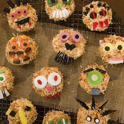 <p>A band of monsters, ogres, and madmen casts an ominous spell from the tops of otherwise innocent cupcakes.</p><br /><p><b>Recipe:</b> <a href="/recipefinder/monster-cupcakes-recipe-mslo0910" target="_blank"><b>Monster Cupcakes</b></a></p>