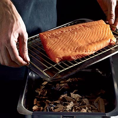 Smoked and Cured Salmon with Orange Zest