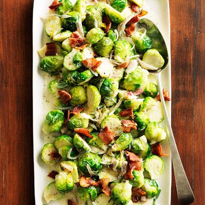 <p>Get your nutrients the fun way during Thanksgiving dinner. Bacon and a lemon cream sauce make these veggies irresistible.</p>
<p><b>Recipe: <a href="http://www.redbookmag.com/recipefinder/lemon-cream-brussels-sprouts-bacon-sage-recipe-rbk1110">Lemon Cream Brussels Sprouts with Bacon and Sage</a></b></p>