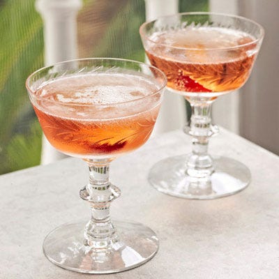 <p>A double dose of brandied plum adds a rich undertone to this bright and bubbly cocktail. The unique flavor combination will make you savory every sip.</p>
<p><strong>Recipe: <a href="http://gogonow.org/recipefinder/low-country-pousse-rapiere-recipe%22 target="_blank">Low Country Pousse-Rapière</a></strong></p>