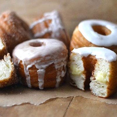 What could be better than taking your first satisfying bite of a homemade cronut? Like the original cronut, our version had buttery layers of dough filled with vanilla cream and glazed.  Skipping the hectic bakery lines and enjoying a cronut at home is a sweet way to start the day.<br /><br />

<a href="http://www.thedailymeal.com/cronut" target="_blank">Click here to see the full recipe on thedailymeal.com</a>.