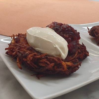 Sweet Potato Latkes