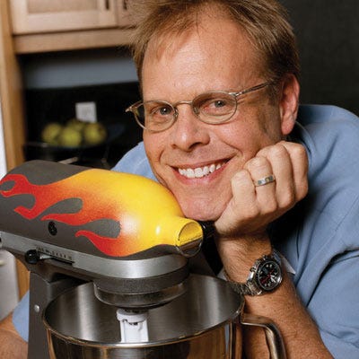 1999: Alton Brown Teaches Us Good Eats <p>It is hard to believe that it was more than a decade ago that Food Network introduced us to Alton Brown <i>and</i> "Good Eats." Unlike any show before it, "Good Eats" explored food in an unusual and intimate way with a focus on education. Using interesting facts and close-up shots of ingredients, Alton Brown added science to the cooking show equation. "Good Eats" became smart programing that everyone, nerdy or not, could indulge in. </p>