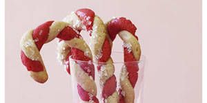 <p>Red food coloring makes these candy cane-shaped cookies even more festive.</p><p><strong>Recipe:</strong> <a href="http://www.delish.com/recipefinder/cinnamon-candy-canes-recipe-rbk1210"><strong>Cinnamon Candy Canes</strong></a></p>