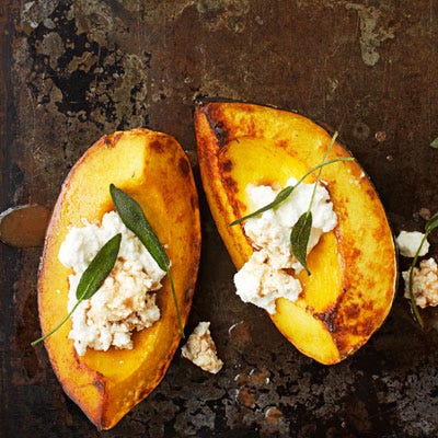 Acorn Squash with Ricotta and Sage