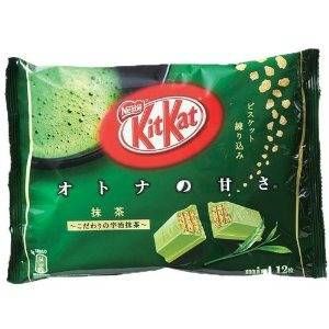 Japan has a whole slew of interesting Kit Kat flavors (they even have a whole <a href="http://www.delish.com/food/recalls-reviews/japan-luxury-kit-kat-store">shop dedicated solely to gourmet Kit Kat bars</a>) that aren't available in the US including pear, cinnamon cookie, brown sugar syrup and even edamame soybean. But the ones we covet most are feature those classic crunch wafers covered with the creamy, nutty, and rich flavor of Matcha Green Tea. Luckily for those of us stuck stateside with only the chocolate variety, Match Kit Kat bars can be found for sale on <a href="http://www.amazon.com/Japanese-Kit-Kat-Maccha-Green/dp/B007OVX77G" target="_blank">Amazon</a>.