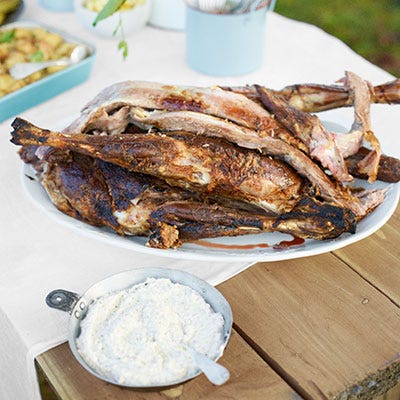 <p>The tang of buttermilk adds extra zest to fresh tzatziki and succulent grilled lamb.</p>
<p><strong>Recipe: <a href="http://gogonow.org/recipefinder/roasted-lamb-buttermilk-tzatziki-recipe-clv0813%22 target="_blank">Roasted Lamb with Buttermilk Tzatziki</a></strong></p>