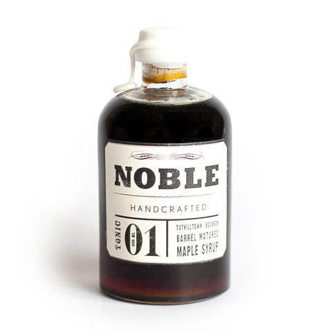 <p>Forget work, this bourbon barrel-aged maple syrup can and <em>should</em> be enjoyed first thing in the morning, generously drizzled on top of hot pancakes. Drizzled on top of anything, really. Medium amber grade syrup from Quebec is aged in Tuthilltown charred oak barrels with a nip of the raw Tithilltown whiskey for a smooth, woody product with just a hint of a bite. Whatever you're dousing in this divine syrup, you're free to do so at work and encouraged to share with coworkers...if you're feeling generous.</p>
<p><em>Noble Tonic 01: Tuthilltown Bourbon Barrel Matured Maple Syrup; $28.95; <a href="http://mikuni.myshopify.com/products/tonic-01-tuthilltown-bourbon-barrel-matured-maple-syrup" target="_blank">buy here</a></em></p>
