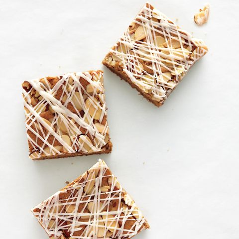 <p>Skip the green food coloring. We've raised the bar for Saint Patty's Day desserts. These blondies are enriched with Irish coffee-inspired flavors — ground coffee in the batter, whiskey in the sugar glaze. And you don't have to pull out the heavy stand mixer: A bowl and a wooden spoon will do.</p>
<p><b>Recipe: <a
href="http://www.delish.com/recipefinder/chewy-irish-coffee-blondies-recipe-mslo0314" target="_blank"> Chewy Irish-Coffee Blondies</a></b></p>
