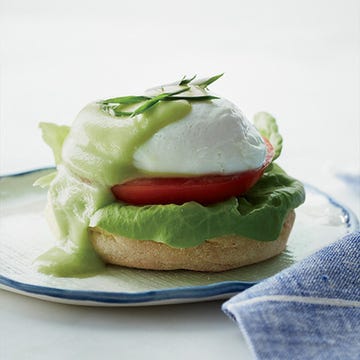 <p>Luscious, rich and lemony hollandaise gets completely re-imagined here in a light, supremely creamy purée of avocado, lemon juice, and olive oil.</p>
<p><strong>Recipe:</strong> <a href="http://gogonow.org/recipefinder/avocado-hollandaise-recipe-fw0214%22%3E%3Cstrong%3EAvocado Hollandaise</strong></a></p>