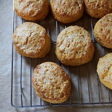 <p>These super-tender, buttery biscuits are barely sweet, so they go equally well with the sweet and savory dishes. They're also great with a drizzle of honey. </p>
<p><strong>Recipe: <a href="http://www.delish.com/recipefinder/sweet-potato-biscuits-recipe-fw1213">Sweet Potato Biscuits</a></strong></p>
