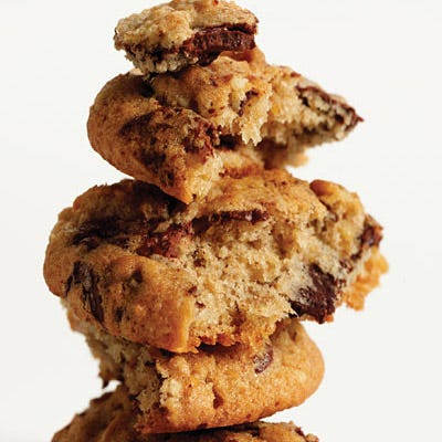 Banana-Walnut Chocolate Chunk Cookies