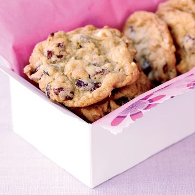 Dried Cranberry and Chocolate Cookies
