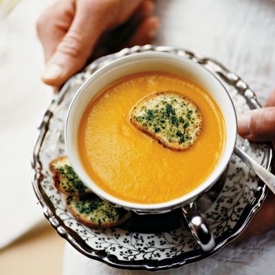 <p>This rich, velvety soup is packed with the best flavors of the cold-weather season.</p>
<p><strong>Recipe: <a href="http://www.delish.com/recipefinder/creamy-winter-squash-soup-herbed-crostini-recipe-mslo0114" target="_blank">Creamy Winter Squash Soup with Herbed Crostini</a></strong></p>