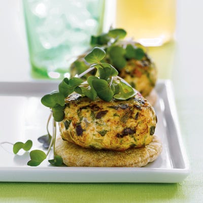Tiny Mint Chicken Burgers
