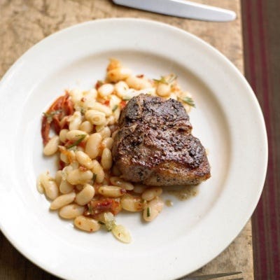 <p>This hearty, one-skillet dish combines lamb chops, white beans, and fragrant rosemary — it's dinner in under an hour.</p>
<p><strong>Recipe: <a href="http://gogonow.org/recipefinder/lamb-white-beans-rosemary-recipe-mslo0214%22 target="_blank">Lamb with White Beans and Rosemary</a></strong></p>