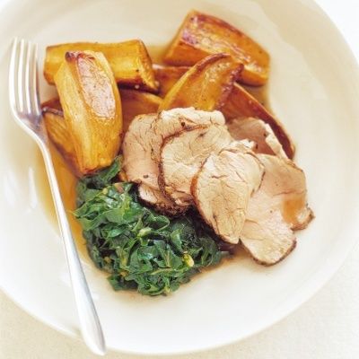 <p>Pork tenderloin is juicier than most other cuts of pork and is quick-cooking and lean. Browning the meat in butter and honey before roasting gives it a hint of sweetness. </p>
<p><strong>Recipe: <a href="http://www.delish.com/recipefinder/pork-tenderloin-honeyed-butter-recipe-mslo0214" target="_blank">Pork Tenderloin with Honeyed Butter</a></strong></p>