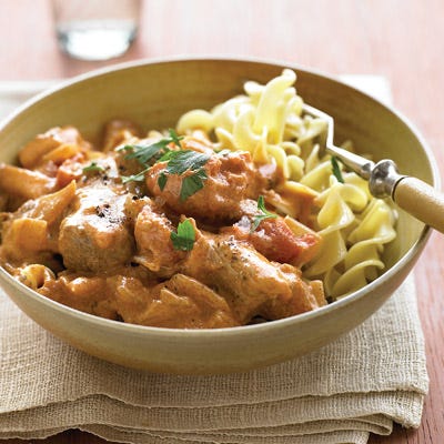 <p>Sweet paprika and sour cream characterize this classic Hungarian dish, which is traditionally served over buttered egg noodles soak up the sauce.</p>
<p><strong>Recipe: <a href="http://gogonow.org/recipefinder/pork-paprikash-recipe-mslo0311%22 target="_blank">Pork Paprikash</a></strong></p>