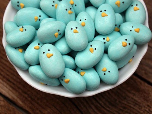 'Tis the season for sweet treats, and these nine DIY designs offer the perfect excuse to stock up on Easter candy this year. Make them with the kids and, if you feel like sharing, eat them together once the Easter bunny’s left town. 