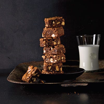 Salty-Nougat Fudge Brownies <p>Let all those couple have the sappy sweet gestures and desserts. You and your single friends all know that a little salt goes a long way toward appreciating sweetness. So grab one or three of these salty-sweet Snickers-studded brownies and rejoice in the fact that every Valentine's Day spent single makes those spent as a couple that much sweeter!</p>
<p><strong>Recipe: <a href="http://gogonow.org/recipefinder/salty-nougat-fudge-brownies-recipe-clx1013%22 target="_blank">Salty-Nougat Fudge Brownies</a></strong></p>