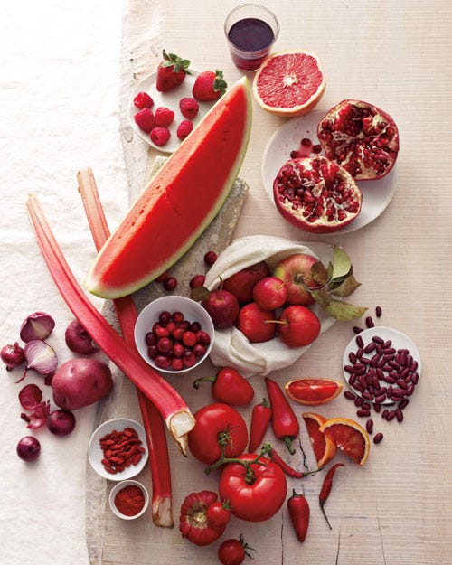 <p><b>Resveratrol:</b><br />
Good Sources: red wine, red grapes<br />
Benefits: The wonder-working polyphenol neutralizes free radicals and may inhibit inflammation.<br />
Cooking Tip: For a quick hit, roast whole grapes with garlic and fresh thyme. Add frozen grapes to fruit salad (bonus: they'll keep the dish chilled).</p>
<p><b>Capsaicin:</b><br />
Good Source: chile peppers<br /> 
Benefits: Hot stuff, indeed: This helps stave off hunger and even burns some calories. It also relieves pain.<br />
Cooking Tip: Add minced chiles to scrambled eggs and stir-fries.</p>
<p><b>Lycopene:</b><br />
Good Sources: tomatoes, watermelon, pink grapefruit, bell peppers<br />
Benefits: A diet rich in this carotenoid may reduce the risk of prostate cancer by as much as 35 percent.<br />
Cooking Tip: The body best absorbs lycopene when combined with fat: Toss tomatoes and watermelon with olive oil and feta. Canned tomatoes are a smart staple during the fruit's off season; lycopene content may even increase in foods processed at high temperatures.</p>