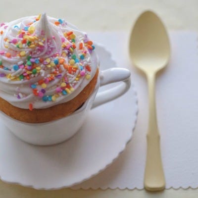 <p>Baked in oven-safe teacups, these darling cupcakes are ideal for tea parties, birthday parties, and baby showers. fill them with strawberry preserves or Sprinkles Pastry Cream — or both! — for a hidden treat.
</p>
<p><strong>Recipe: <a href="http://gogonow.org/recipefinder/strawberry-teacup-cupcakes-recipe-del0114%22 target="_blank">Strawberry Teacup Cupcakes</a></strong></p>