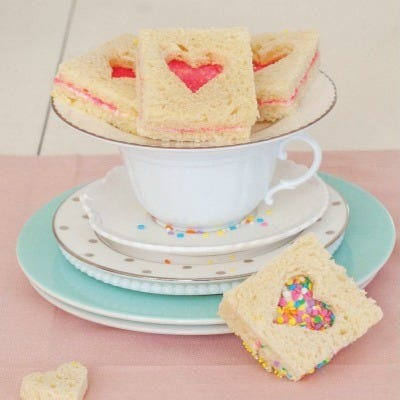 Fairy Bread Sandwiches